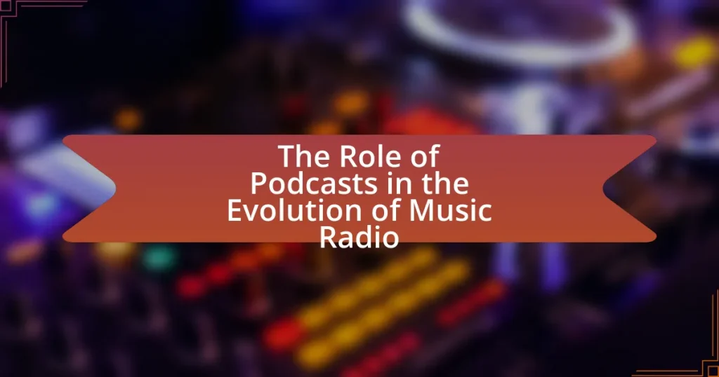 The Role of Podcasts in the Evolution of Music Radio