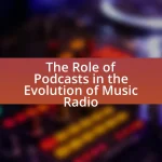 The Role of Podcasts in the Evolution of Music Radio